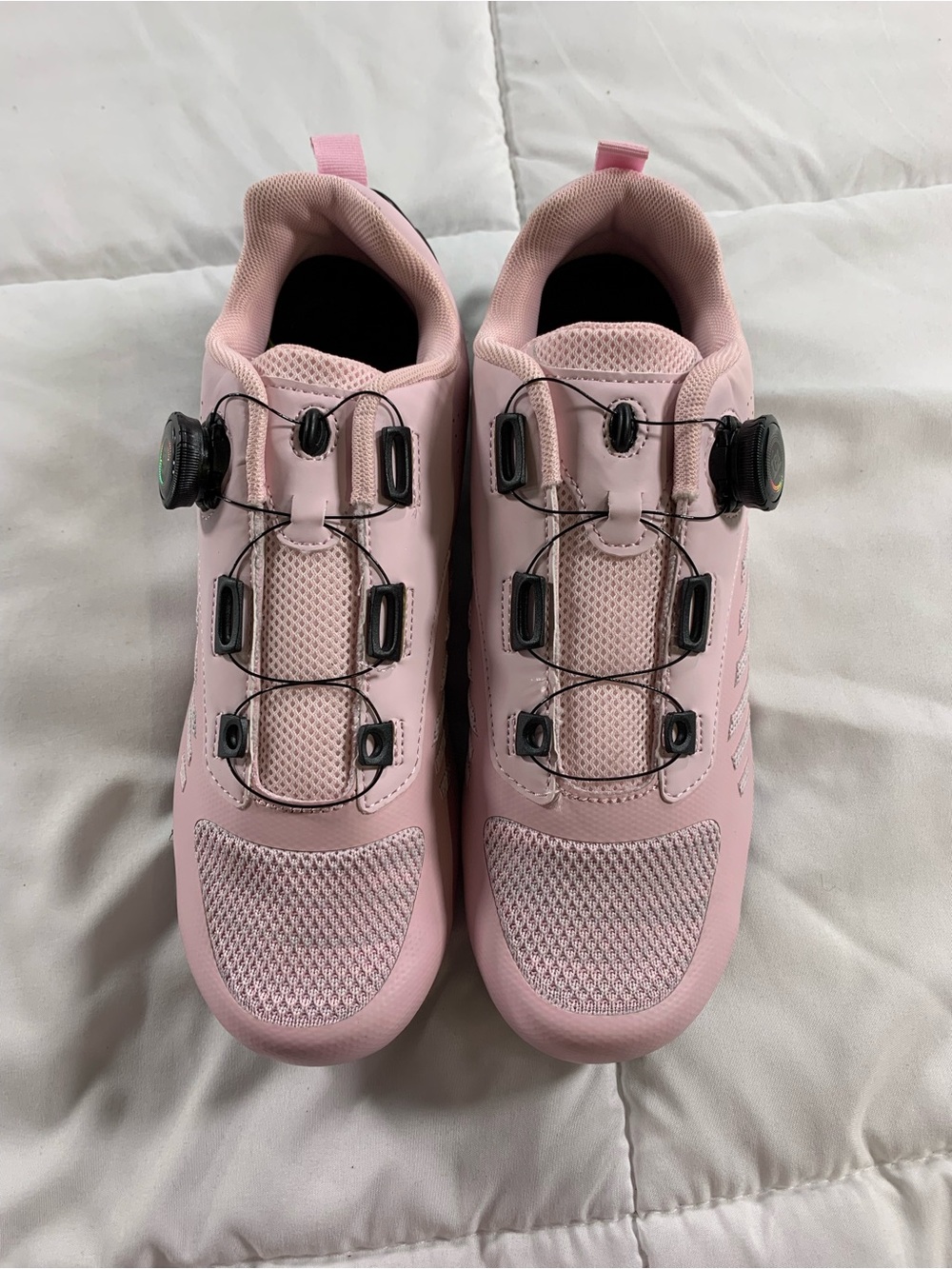 Preloved ZHENSI Women's Cycling Shoes and attachments size 10